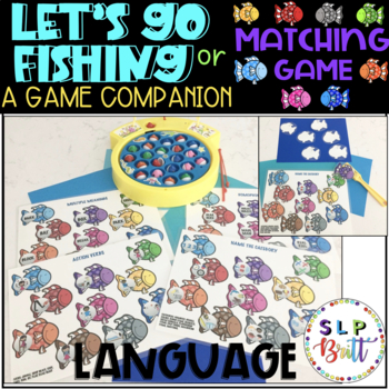 LET'S GO FISHING, GAME COMPANION, LANGUAGE (SPEECH & LANGUAGE THERAPY)