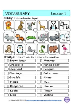 LET'S GO TO THE ZOO! LESSON PLAN by maiteacher MJA | TpT