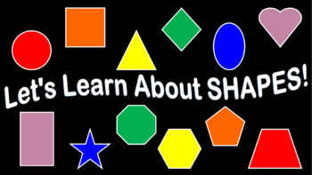 Preview of LET'S LEARN ABOUT SHAPES!