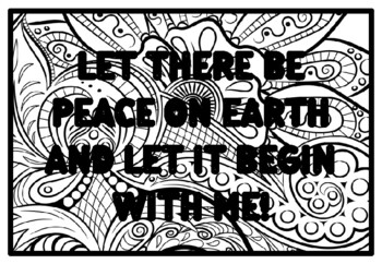 let there be peace on earth and let it begin with me
