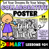 LET YOUR DREAMS Be YOUR WINGS Collaborative Poster Growth 