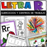 Letra R - Consonante R - Worksheets & Spanish Center Activities