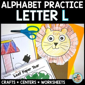 LETTER L Activities | Alphabet Practice Worksheets & Crafts | TPT