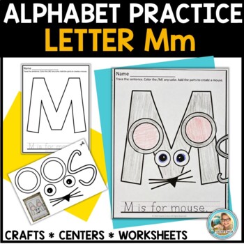 LETTER M Activities | Alphabet Practice Worksheets & Crafts | TpT