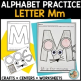 LETTER M Activities | Alphabet Practice Worksheets & Crafts
