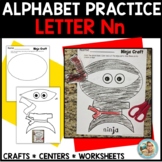 LETTER N Activities | Alphabet Practice Worksheets & Crafts