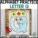 LETTER Q Worksheets for Preschool & Kindergarten | Alphabe