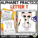 LETTER T Activities | Alphabet Practice Worksheets & Crafts