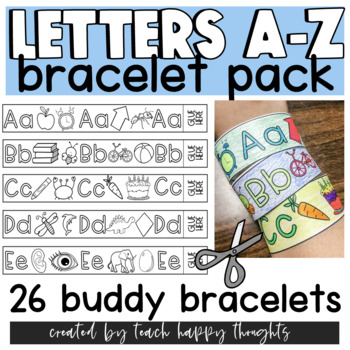 Letter E Alphabet Bracelet - Simply Kinder Plus