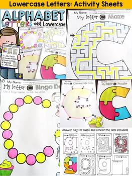 LETTERS OF THE ALPHABET BUNDLE: LOWERCASE AND UPPERCASE by Teach To Tell