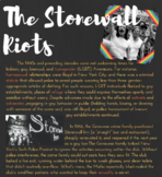 LGBT History-Language Arts Stonewall Riots (Cultural Advocacy)