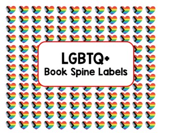 Preview of LGBTQ+ Book Spine Labels