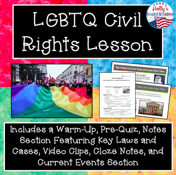 Preview of LGBTQ+ Civil Rights Lesson