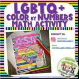 LGBTQ Color by Numbers Math Activity Freebie