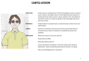 LGBTQ Crossword Puzzle Story and Lesson (UK) by Lily Bass Teaching