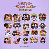 LGBTQ Cute 40 Files PNG Clipart - Stickers - Pride Month