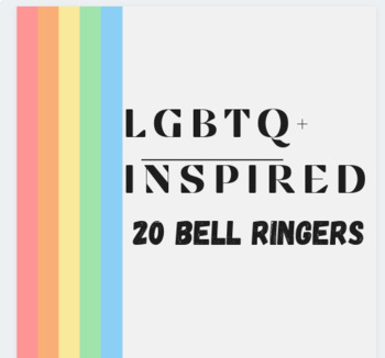 Preview of LGBTQ+ History Pride Inspired | 20 Quotes | Bell Ringers | Do Nows