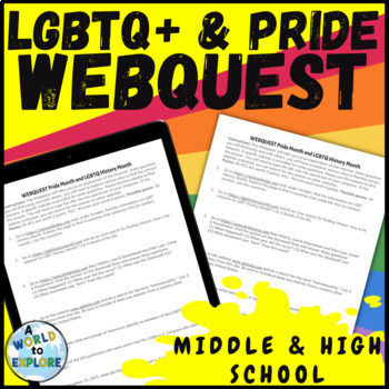 Preview of LGBTQ History and Pride Month Activity WEBQUEST