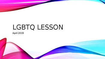 Preview of LGBTQ+ Lesson