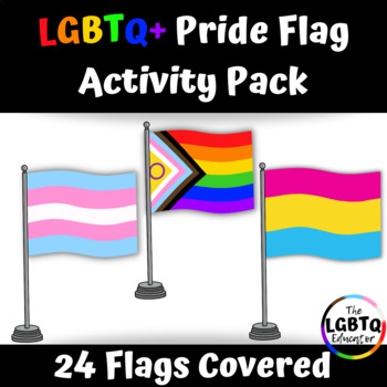 Preview of LGBTQ+ Pride Flag Activity Pack