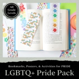 LGBTQ+ Pride Month Posters, Activities, & Bookmarks Pack f