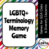 LGBTQ+ Terminology Memory Game (Printable)