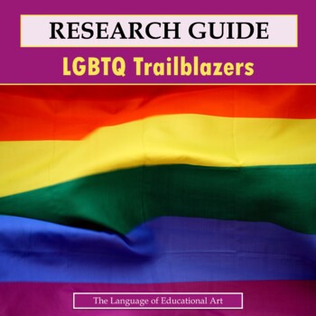 Preview of LGBTQ Trailblazers Research Paper Project — History ELA — CCSS Rubric
