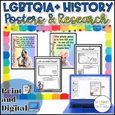 LGBTQIA+ History Posters and Research - Print and Digital