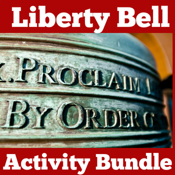 Preview of LIBERTY BELL Activities 2nd 3rd 4th 5th Grade AMERICAN SYMBOLS BUNDLE