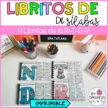 Preview of Spanish Guided Reading | Libritos de Sílabas | D-T-N-R