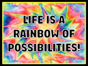 LIFE IS A RAINBOW OF POSSIBILITIES! Rainbow Door Décor by Swati Sharma