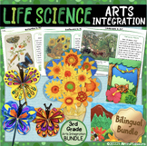 LIFE SCIENCE ARTS INTEGRATION Bilingual Bundle – Animals, 