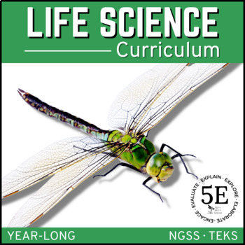 Preview of LIFE SCIENCE CURRICULUM - 5 E Model Bundle