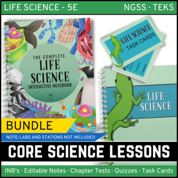 Preview of CORE LIFE SCIENCE LESSONS  (No Labs or Stations)