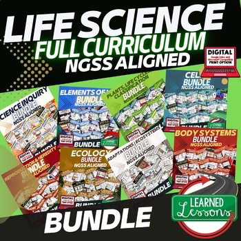 Preview of LIFE SCIENCE MEGA BUNDLE (Life Science Curriculum) NGSS