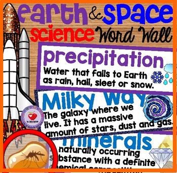 Preview of EARTH AND SPACE SCIENCE WORD WALL