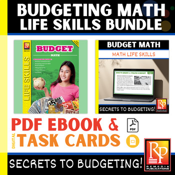 Preview of Store Budgeting Worksheets for Special Education Life Skills Digital Resource