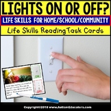 LIFE SKILLS Special Education Activities | Lights On or Of
