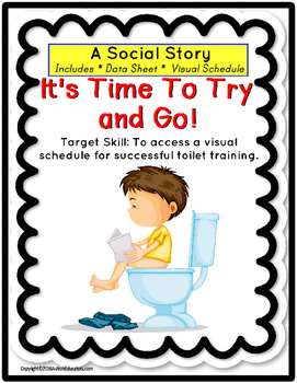 Preview of LIFE SKILLS Toilet Training Visuals Kit and Social Narrative for Autism
