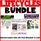 LIFE CYCLES BUNDLE for 3K, Pre-K, Preschool, & Kindergarten