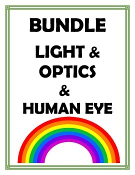 Preview of LIGHT AND OPTICS AND HUMAN EYE BUNDLE