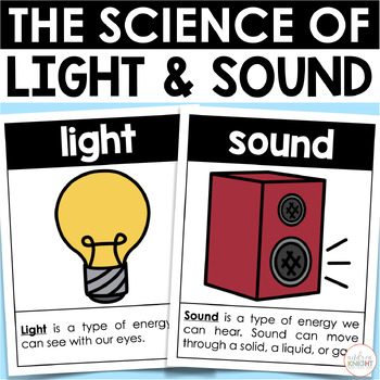 Preview of Light and Sound Science Experiments and Activities for First Grade - NGSS