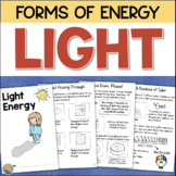 LIGHT ENERGY Forms of Energy Sources Interactive Science A