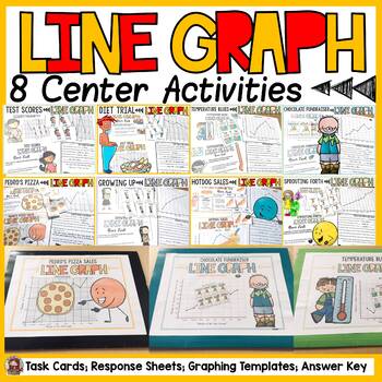 Preview of Line Graphs Center Activities