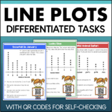LINE PLOT Practice Activities with Fractions & Data Task C