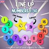LINE UP NUMBERS – Line leader, caboose / Classroom management