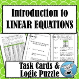 LINEAR EQUATIONS ACTIVITY