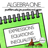 LINEAR EXPRESSIONS, EQUATIONS, INEQUALITIES