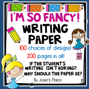 Preview of LINED WRITING PAPER FREEBIE INCLUDED 