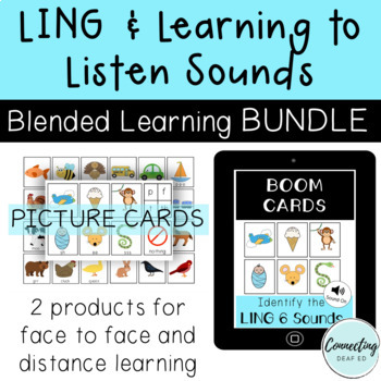 Preview of LING & Learning to Listen Sounds Blended Learning BUNDLE